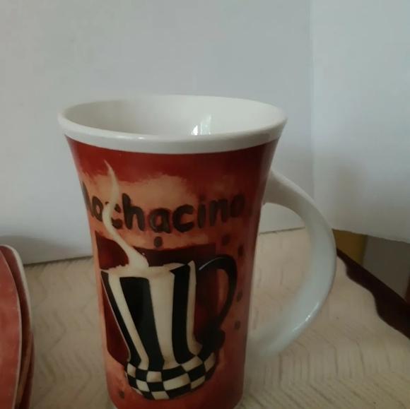 Gryphonware set of 3 Cups Whit 3 dessert plates look new - Picture 11 of 11